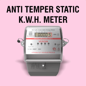 ANTI-TEMPER STATIC K.W.H. METER